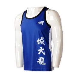 VT237 a large number of customized men's vest T-shirts fashion design black collar printing LOGO blue I-vest T-shirt dragon boat vest T-shirt store VT237 a large number of customized men's vest T-shirts fashion design black collar printing LOGO blue I-vest T-shirt dragon boat vest T-shirt store